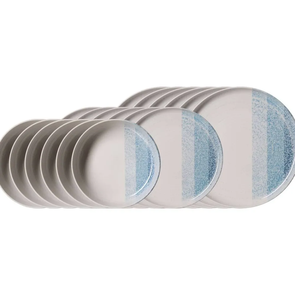 Ritzenhoff & Breker Teller-Set Trio 18er Set Blau