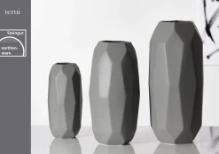 Ritzenhoff & Breker Vasen Terni 3er Set grau Clearance
