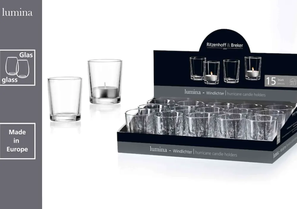 Windlichter Lumina ø 5 cm 15er Set ^ Ritzenhoff & Breker Sale
