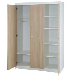 Roba Kinderzimmerset 'Gabriella' inkl. Babybett ca. 70 x 140 cm, breiter Wickelkommode & Schrank 3-türig Best