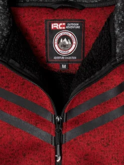 Rock Creek Feecejacke Jacke Rot Outlet