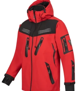 Rock Creek Jacke ofthejacke Reguar Fit Rot Hot