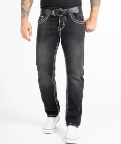 Jeans Comfort Fit dicke Nähte Loose Fit ^ Rock Creek Online