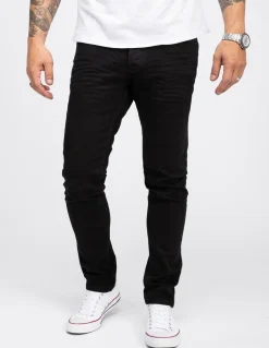 Rock Creek Jeans Slim Fit Stretch Schwarz