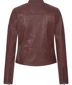 Rock Creek ederjacke Weinrot Discount