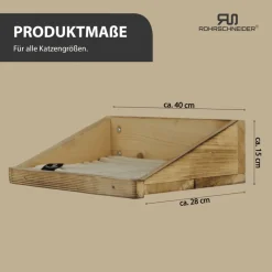 Rohrschneider Wandmulde geflammt+ Stoffeinlage Cord Deluxe in verschiedenen Farben Beige Clearance