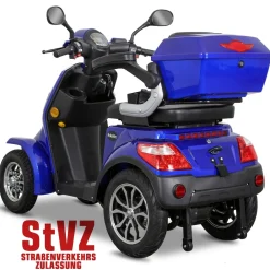 Rolektro E-Quad 25, Blau, 1000 Watt rot New