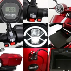 Rolektro E-Trike 25, V.2 in Rot Sale