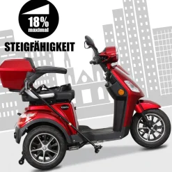 Rolektro E-Trike 25, V.2 in Rot Sale
