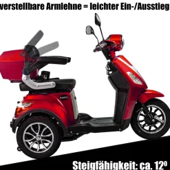 Rolektro E-Trike 25, V.3, Rot Sale