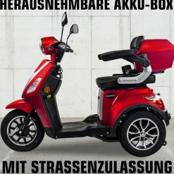 Rolektro E-Trike 25, V.3, Rot Sale