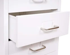 MCW Rollcontainer Preston T851, Schubladenschrank Stahlschrank Büroschrank, 48x28x41cm 4 Schubladen ~ weiß Online