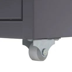 MCW Rollcontainer Preston T851, Schubladenschrank Stahlschrank, 69x28x41cm 5 Schubladen ~ dunkelgrau weiß-dunkelgrau Discount