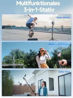 Easy Creator Quadpod mitAI Tracking Stativ ^ Rollei