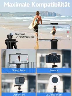 Easy Creator Quadpod mitAI Tracking Stativ ^ Rollei