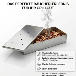 Räucherbox BBQ aus Edelstahl ^ sonstige Discount