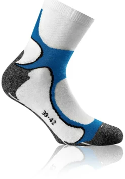 Rohner basic Running Quarter 2-er pack Unisex Socken Weiß/Blau Discount