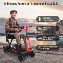 Sachsenrad BestAGE Seniorenmobil Komfort, elektrisch und falten per Fernbedienung