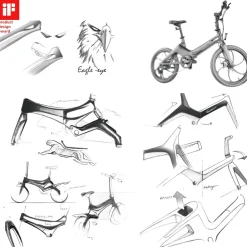 E-Faltrad F11 Pro MagPuma, IF Design Gewinner, E-Klapprad dunkelgrau ^ Sachsenrad Best