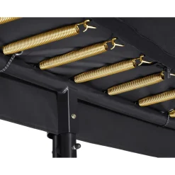 Salta First Class - rechteckig 214x366 cm- Schutzrand - Komplettsystem mit hochwertigem Sicherheitsnetz und Leiter schwarz ^ Salta Trampolines Outlet