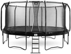 SALTA First Class Trampoline Ø ca. 251 cm rund schwarz - versch. Ausführungen ^ Salta Trampolines