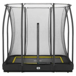 Salta Trampolines Salta Trampoline - Comfort Edition Ground- rechteckig - 214 x 153cm - Schutzrand Schwarz Discount