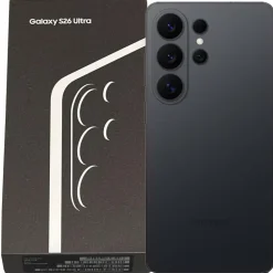 Galaxy S26 Ultra 256GB 5G, Black Smartphone (6,9 Zoll, 200 MP, Triple-Kamera, 5.000-mAh, Octa-Core, Fingerabdrucksensor, Gesichtserkennung, Privacy Display, schwarz) ^ Samsung Hot