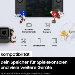 Sonic the Hedgehog™ microSDXC™ UHS-I Speicherkarte 256 GB ^ Samsung Sale
