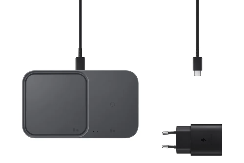 Wireless Charger Duo mit Adapter EP-P5400T, Dark Gray ^ Samsung Hot