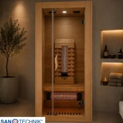 Malmö 1 Infrarotkabine - versch. Ausführungen ^ Sanotechnik Hot