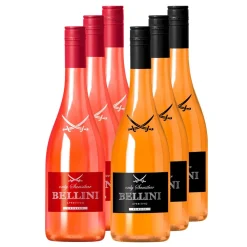 Bellini verschiedene Sorten 5,0 % vol 6 x 0,75 Liter ^ Sansibar Sale