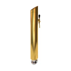 ich-zapfe Schanksäule / Zapfsäule Modell Tower, TIN-goldfarben (kratzfeste Goldoptik), 1-leitig Clearance