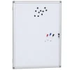 Schaukasten -Q51, Magnettafel Whiteboard Memoboard Pinnwand, Aluminium abschließbar inkl. Zubehör 95x68x7cm ^ MCW Sale