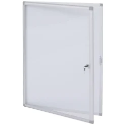 Schaukasten -Q51, Magnettafel Whiteboard Memoboard Pinnwand, Aluminium abschließbar inkl. Zubehör 95x68x7cm ^ MCW Sale