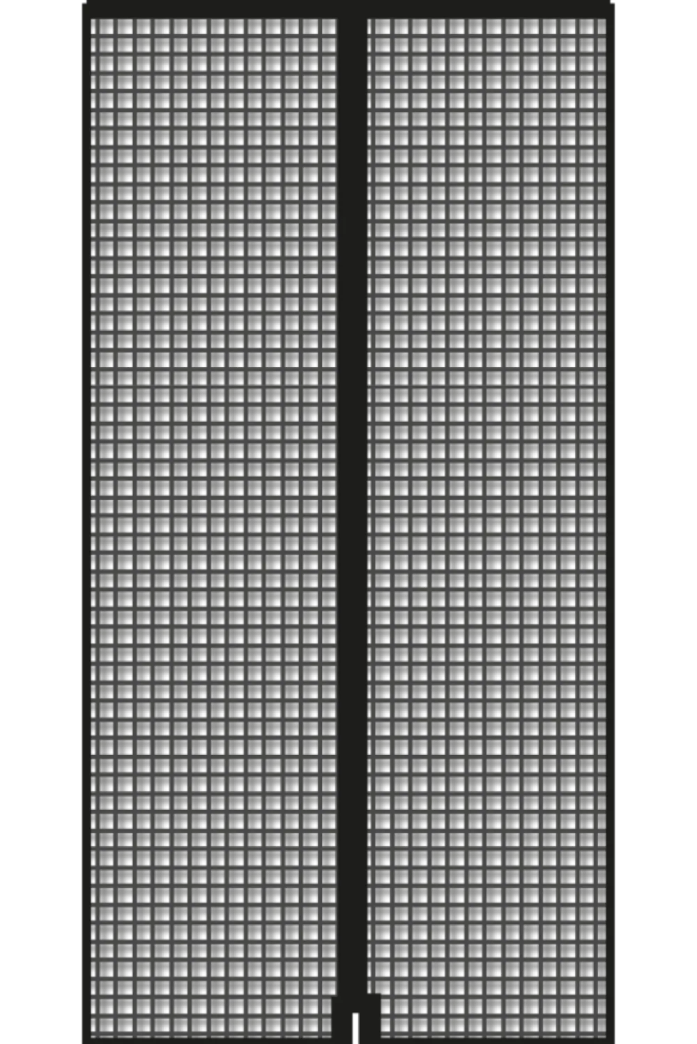 Fliegengitter-Magnetvorhang, 90 x 210 cm, anthrazit ^ Schellenberg Best