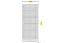 Fliegengittertür Premium, 100 x 215 cm, ^ Schellenberg Online