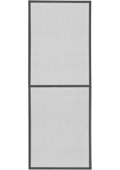 Schellenberg Fliegengitter für bodentiefe Fenster Premium, anthrazit, 120 x 240 cm weiß