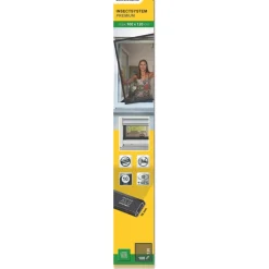 Insektenschutz-Fenster Premium, anthrazit, 100x120 cm ^ Schellenberg