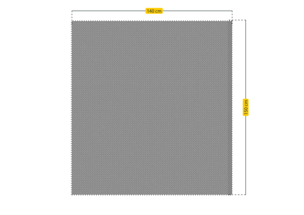 Pollenschutzgitter anthrazit 140 x 150 cm ^ Schellenberg New