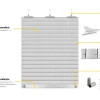 Schellenberg Rolladenpanzer PVC Mini, 120 x 140 cm, grau Discount