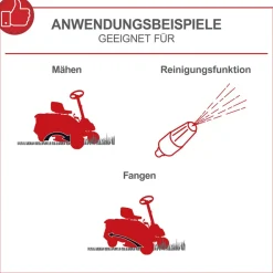 Benzin-Rasentraktor TMR452-98C-RD ^ Scheppach New