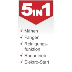 Benzin-Rasentraktor TMR452-98C-RD ^ Scheppach New