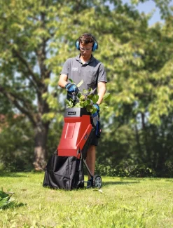 Scheppach Elektro-Gartenhäcksler GS55 inkl. Fahrvorrichtung ^ Scheppach Garten Clearance