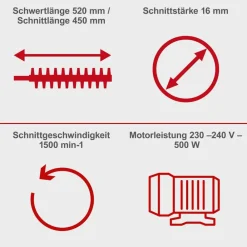 Scheppach Elektro-Teleskop-Heckenschere ETHT500 Sale