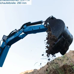 Mini-Bagger EXC815 inkl. umfangreichen Zubehör ^ Scheppach Discount
