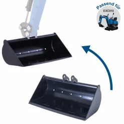 Mini-Bagger EXC815 inkl. umfangreichen Zubehör ^ Scheppach Discount
