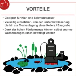 Scheppach Schmutzwasserkombipumpe DWP750 ^ Scheppach Garten Online