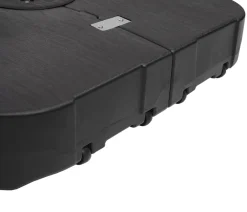 Schirmständer XXL -F54, Ampelschirmständer Marktschirmständer, rollbar befüllbar 180kg universell passend ^ MCW Clearance
