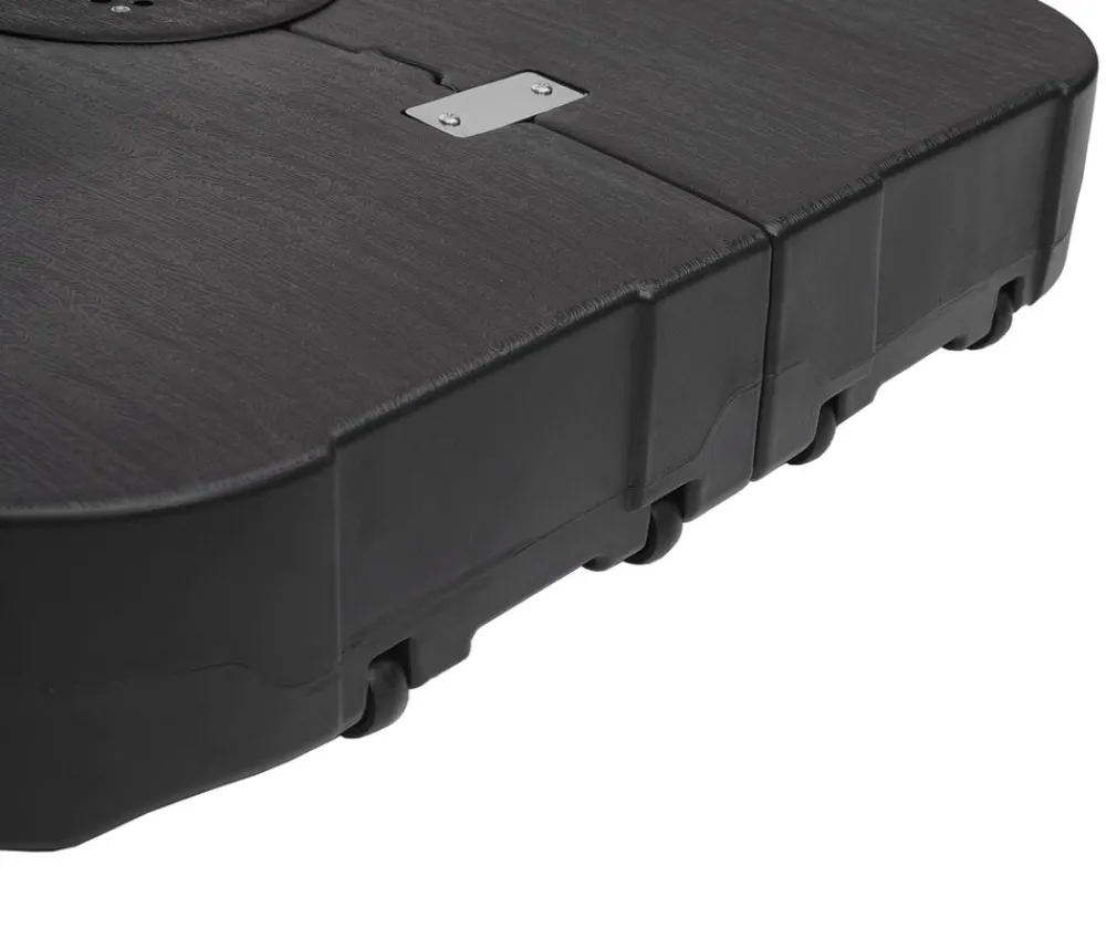Schirmständer XXL -F54, Ampelschirmständer Marktschirmständer, rollbar befüllbar 180kg universell passend ^ MCW Clearance