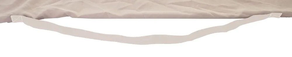 Schutzhülle für Sonnenschirm bis 2,70m, Cover Abdeckhülle mit Kordelzug, creme ^ MCW